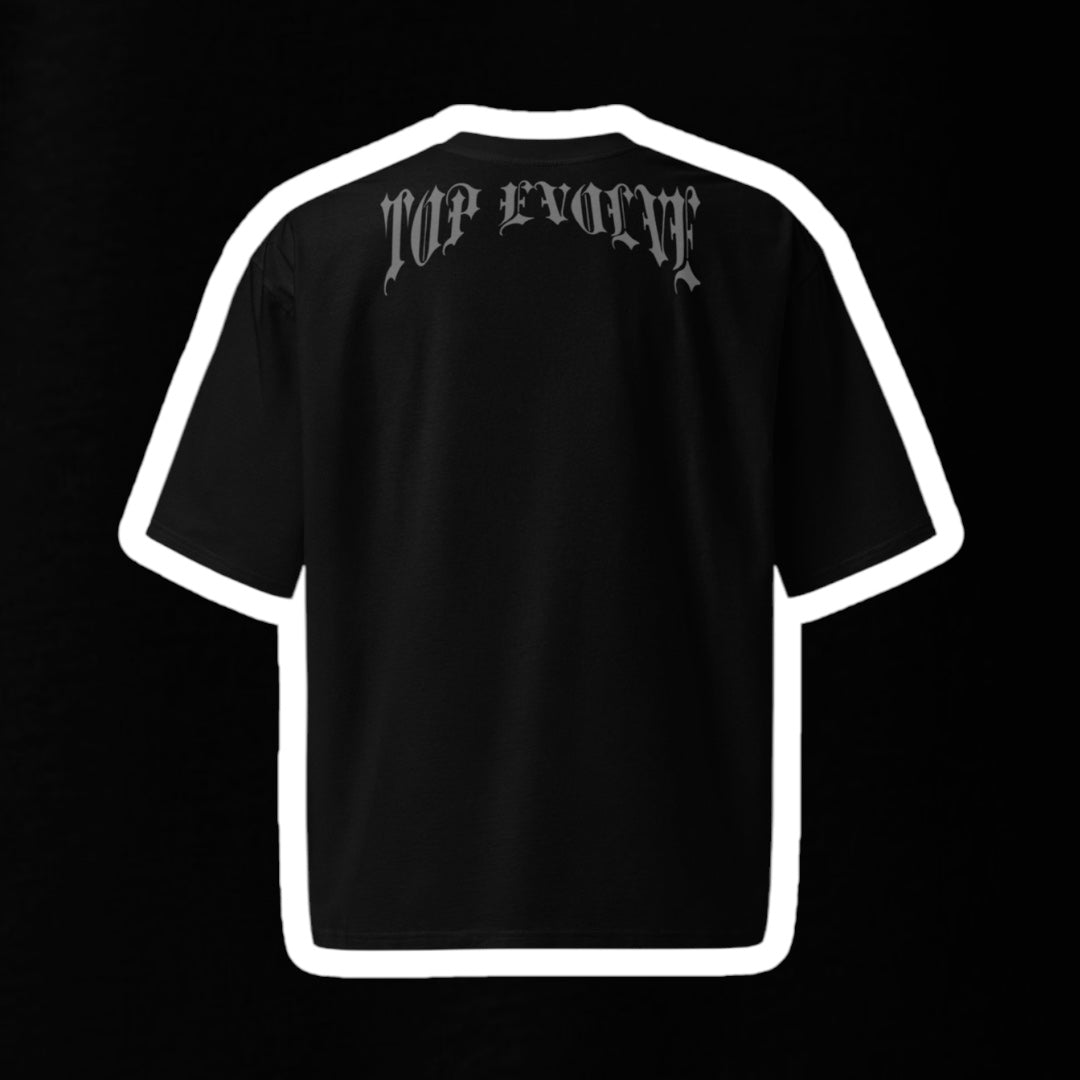 Top Evolve Shoulder Print Heavyweight T-Shirt